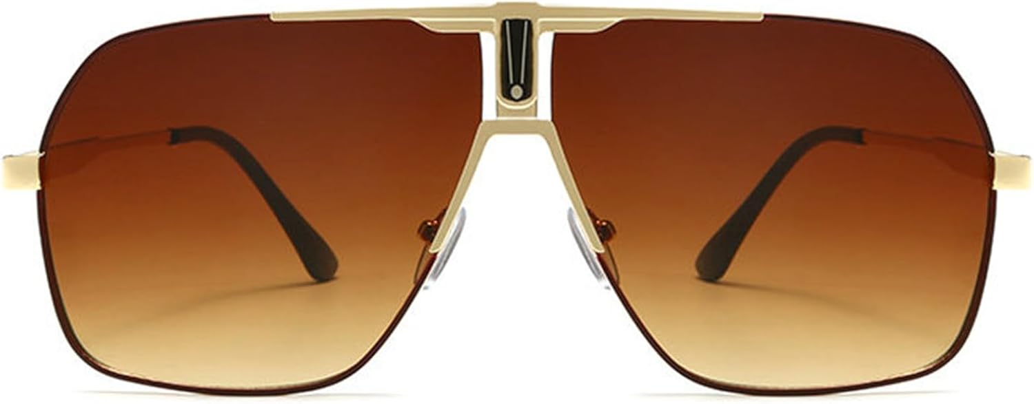 

Willochra Популярные большие квадратные солнцезащитные очки-пилот для женщин и мужчин, роскошные очки-щитки в крупной оправе, солнцезащитные очки с плоской верхней частью, C5