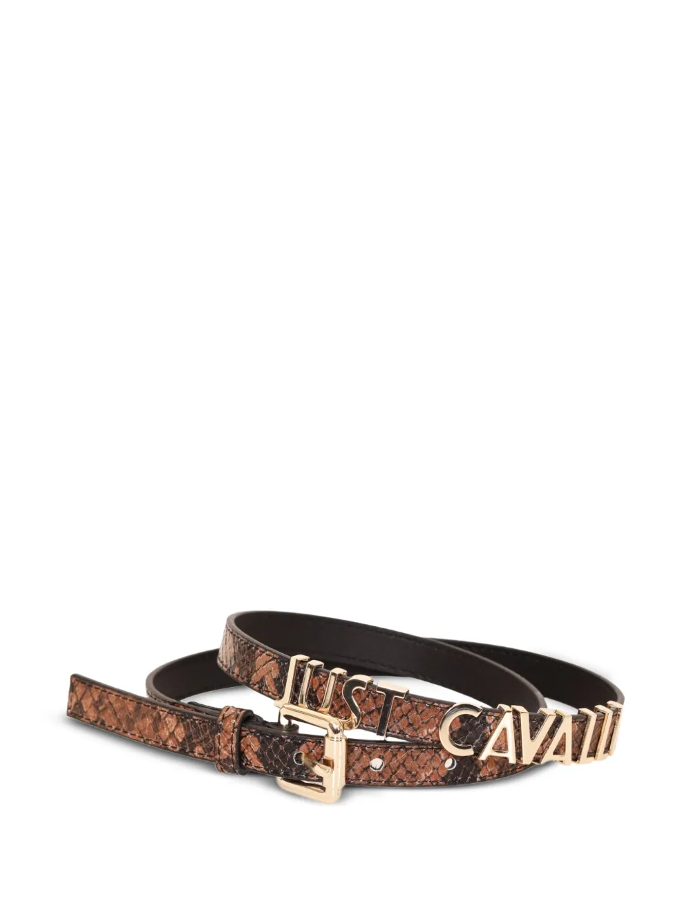 

Ремень с логотипом Just Cavalli, коричневый