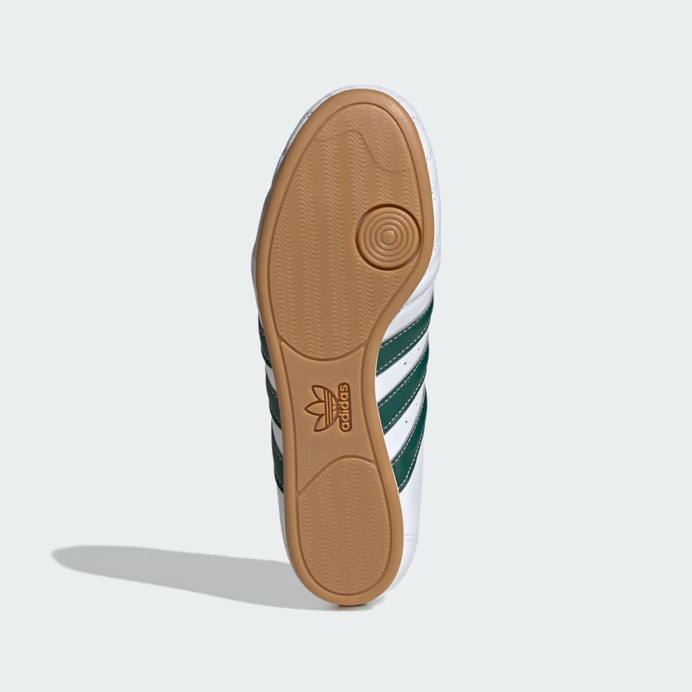 Кроссовки Adidas Taekwondo Lace Shoes, цвет Cloud White/Collegiate Green/Gum — фото 3