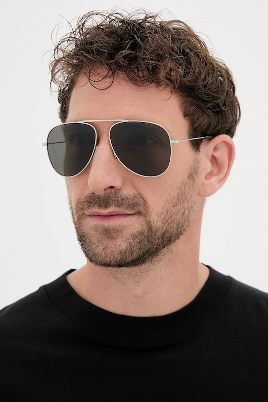 

Солнцезащитные очки Saint Laurent, серебряный