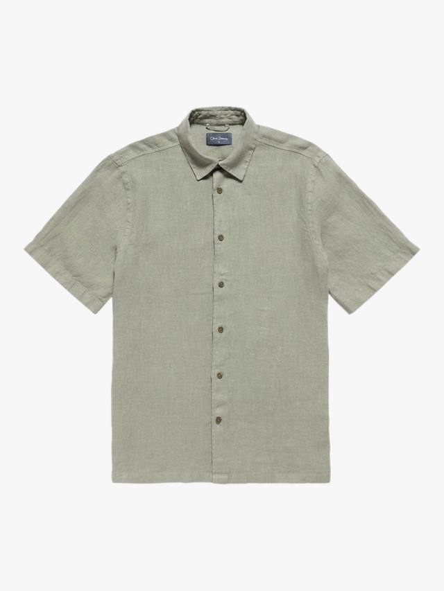 

Сорочка Somerton с короткими рукавами из льна Oliver Sweeney, Sage