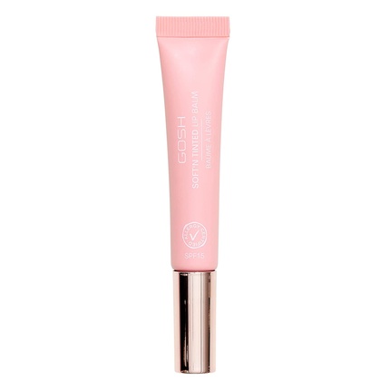 

Тонированный бальзам для губ с Spf 15 Vegan Lip Care Stick In Rose (003) Увлажняющий бальзам для губ, Gosh