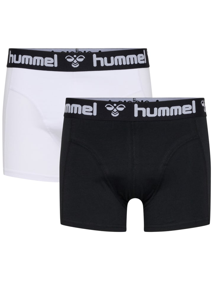 

Боксеры Hummel 2er Pack Stretch Unterwäsche, цвет weiß-schwarz