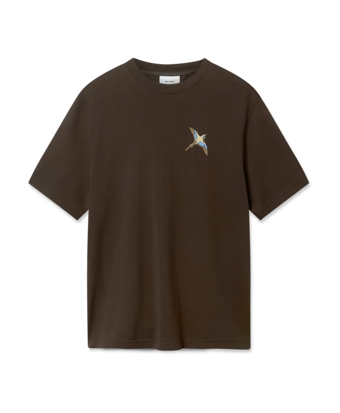 

Футболка с изображением микроба пчелы Axel Arigato, коричневый