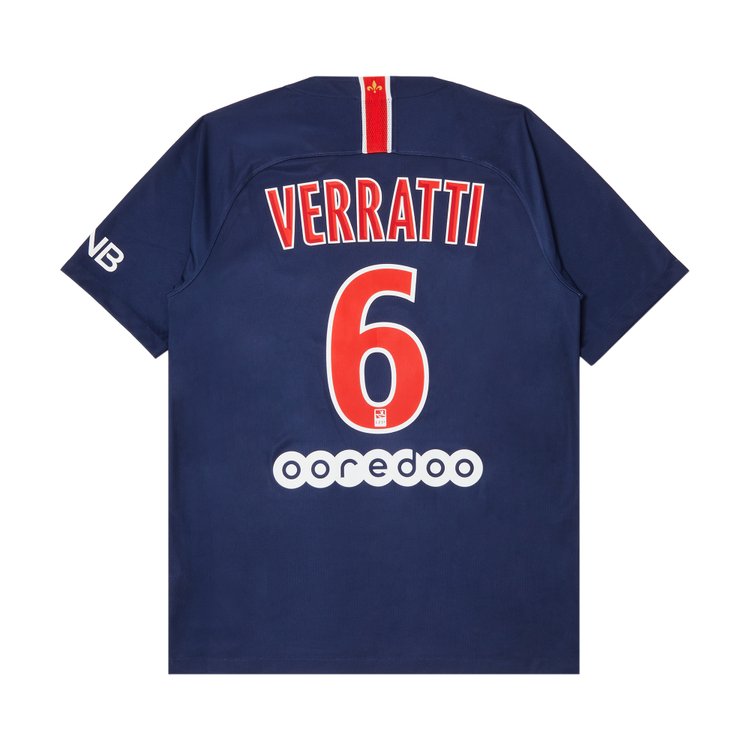 

Джерси Paris Saint-Germain Pre-Owned Paris Saint-Germain Verratti #6 Home Stadium 'Blue/Red', синий