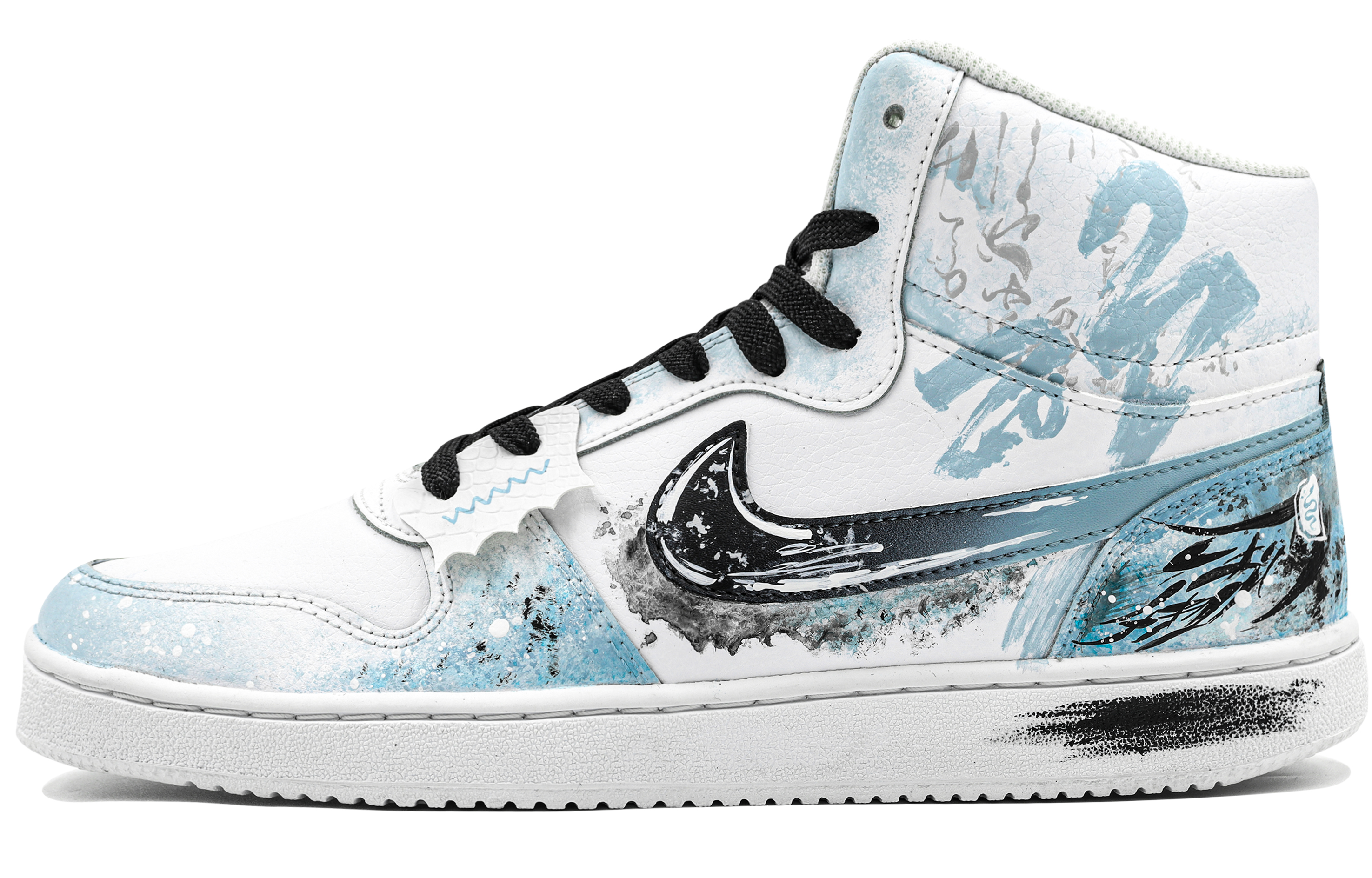 

Nike Кроссовки для скейтбординга EBERNON Slip Mid Top, мужские, голубые