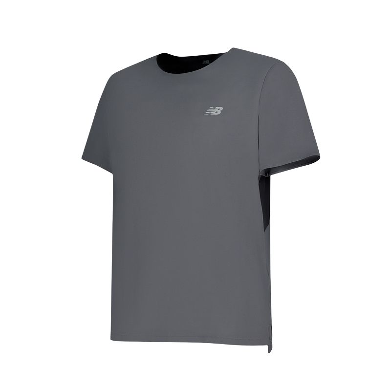 

Футболка мужская серая New Balance, серый