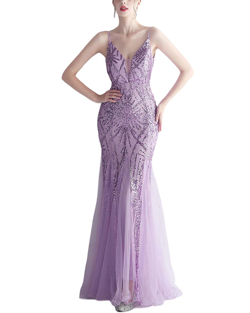 

Платье макси KALINNU, цвет lilac