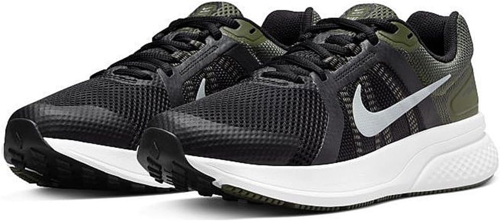 Мужские кроссовки для бега NIKE RunAllDay, белый/черный/серый/хаки/светло-серый — фото 2
