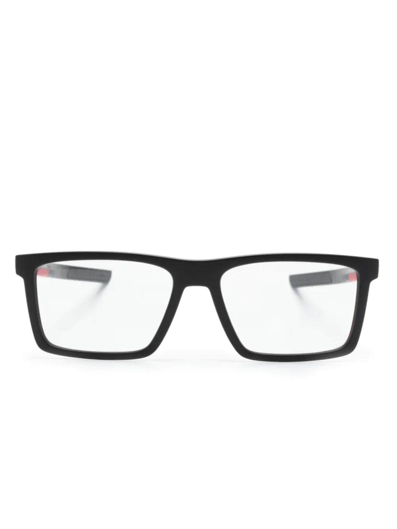 

Очки в прямоугольной оправе с логотипом Prada Eyewear, черный