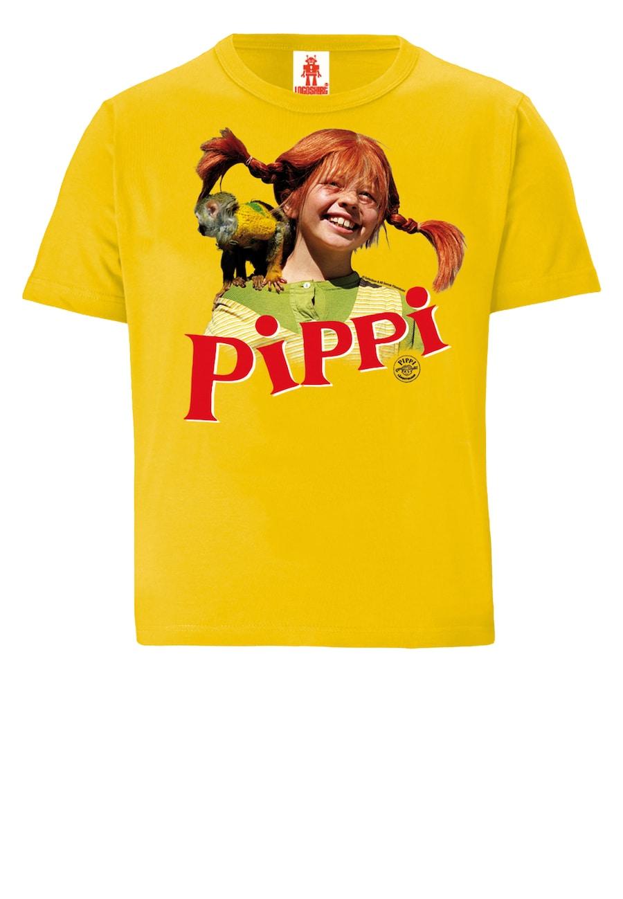 Рубашка LOGOSHIRT Langstrumpf & Herr Nilsson, желтый