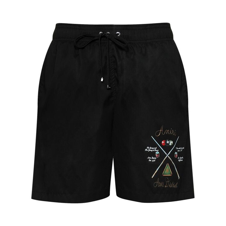 

Плавки Amiri Pool Cue Swim Trunk Black, черный