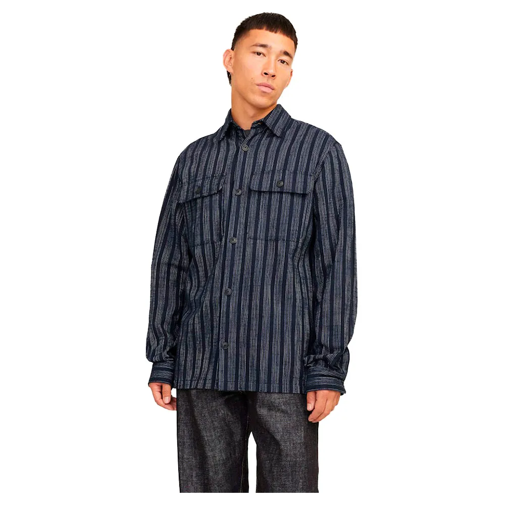 

Верхняя рубашка Jack & Jones Raymond Spring Stripe, серый