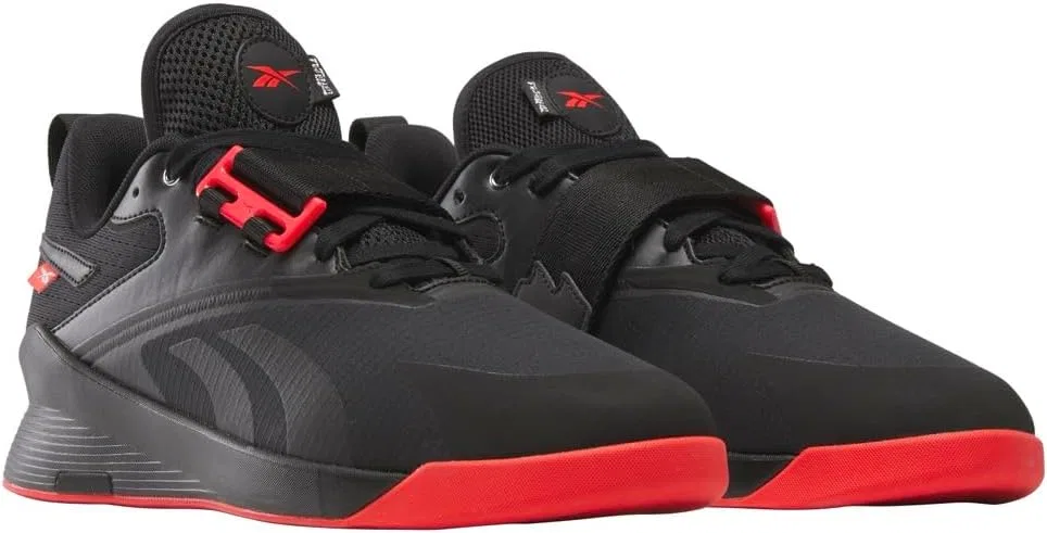 Мужские кроссовки Reebok Lifter Pr III, Black Energy Red — фото 3