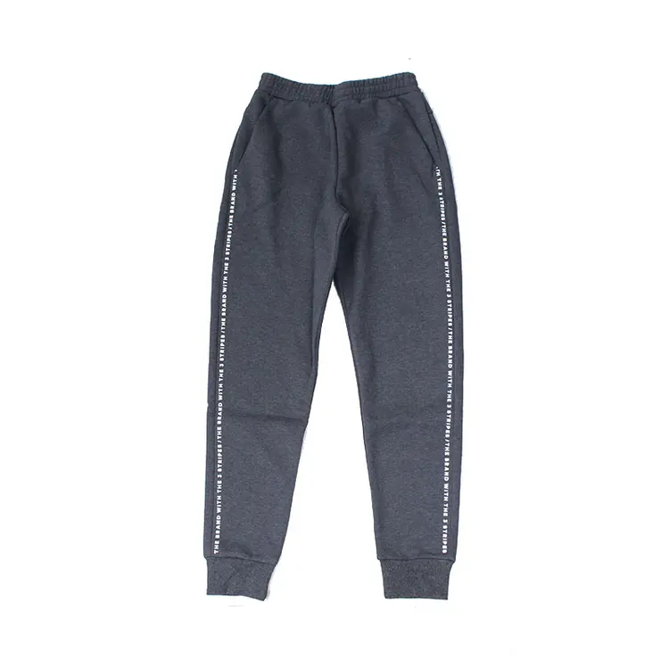 Спортивные трикотажные брюки для детей 3-7 лет серые Adidas — фото 2