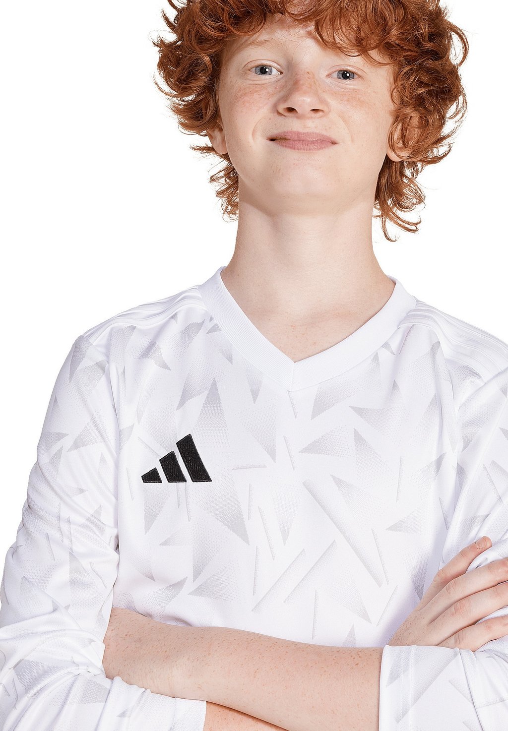 Футболка с длинным рукавом FUSSBALL Adidas Performance, белый — фото 3