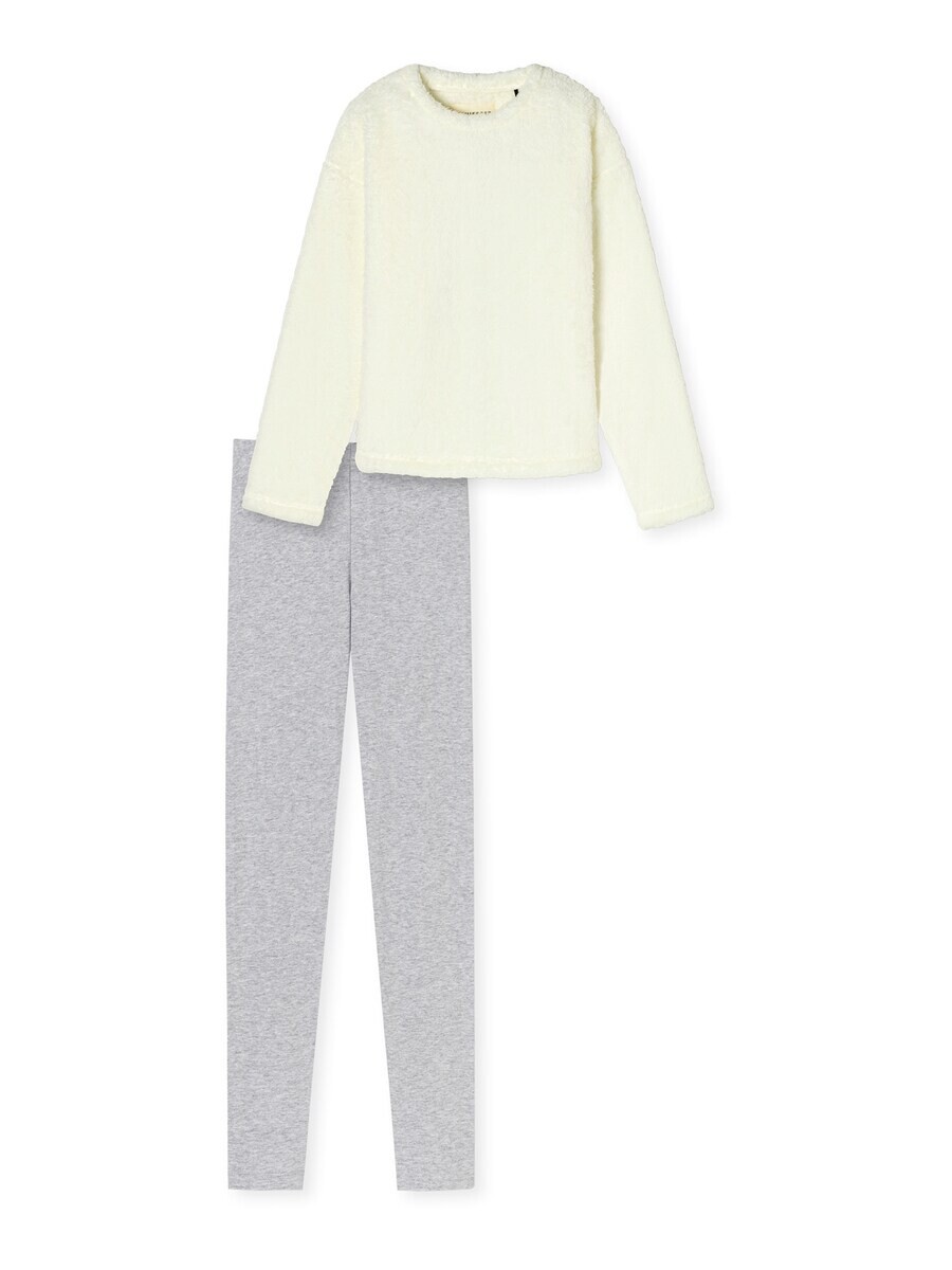 

Пижама SCHIESSER Pajamas Teens Nightwear, цвет mottled grey/Off white