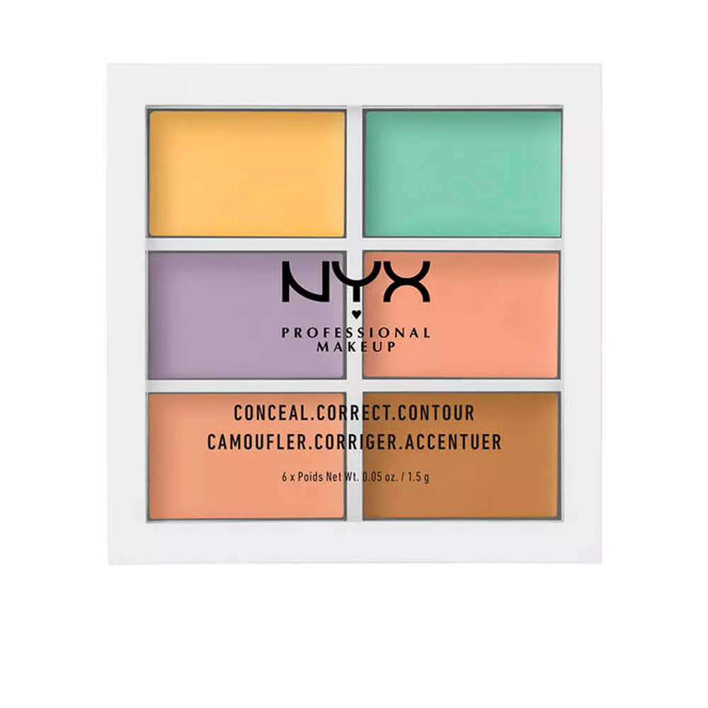 

Корректор макияжа Conceal Correct Contour Palette Nyx Professional Make Up, 6 x 1,5 гр