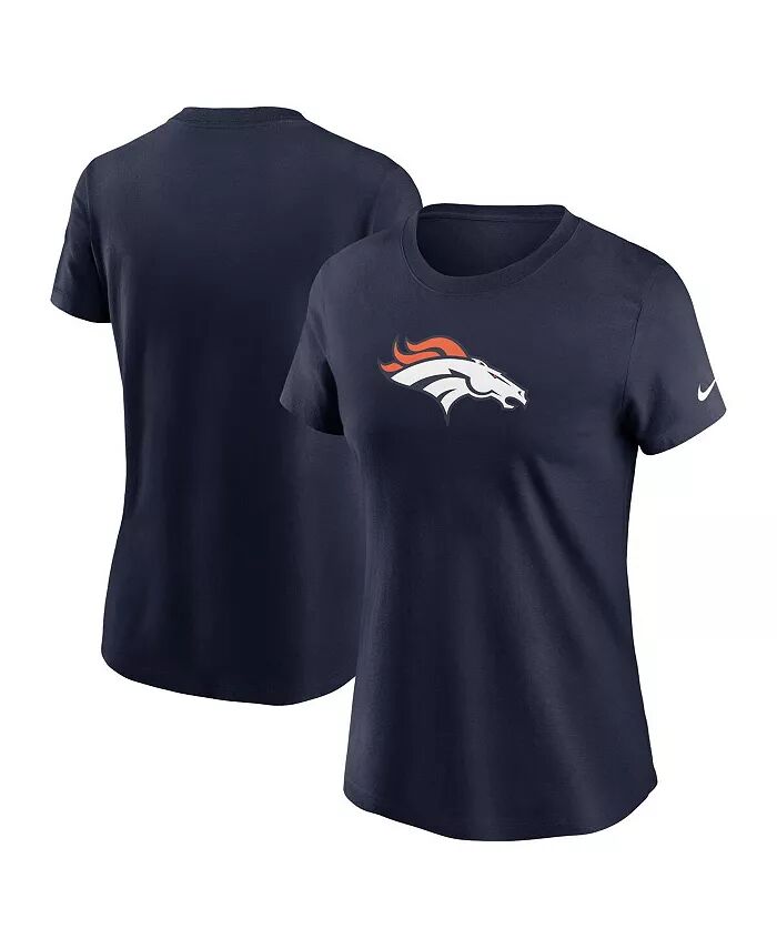 

Женская темно-синяя футболка с логотипом Denver Broncos Primary Nike, синий