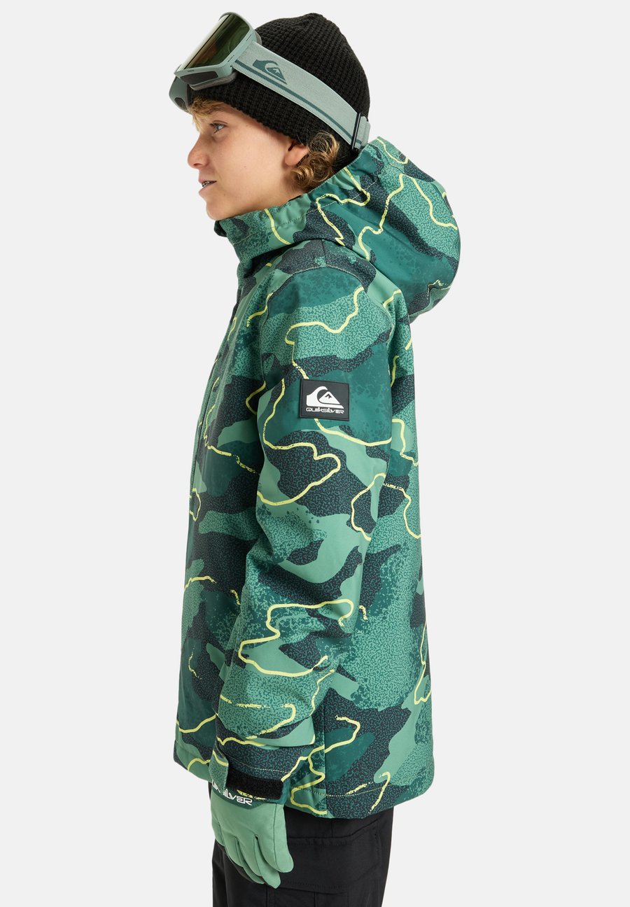 Зимняя куртка Quiksilver MISSION PRINTED YOUTH JK, Camostrokes Trekking Green/Green — фото 2