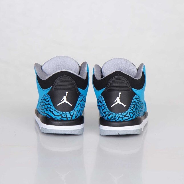 Кроссовки Air Jordan 3 Retro BP 'Powder Blue', синий — фото 4