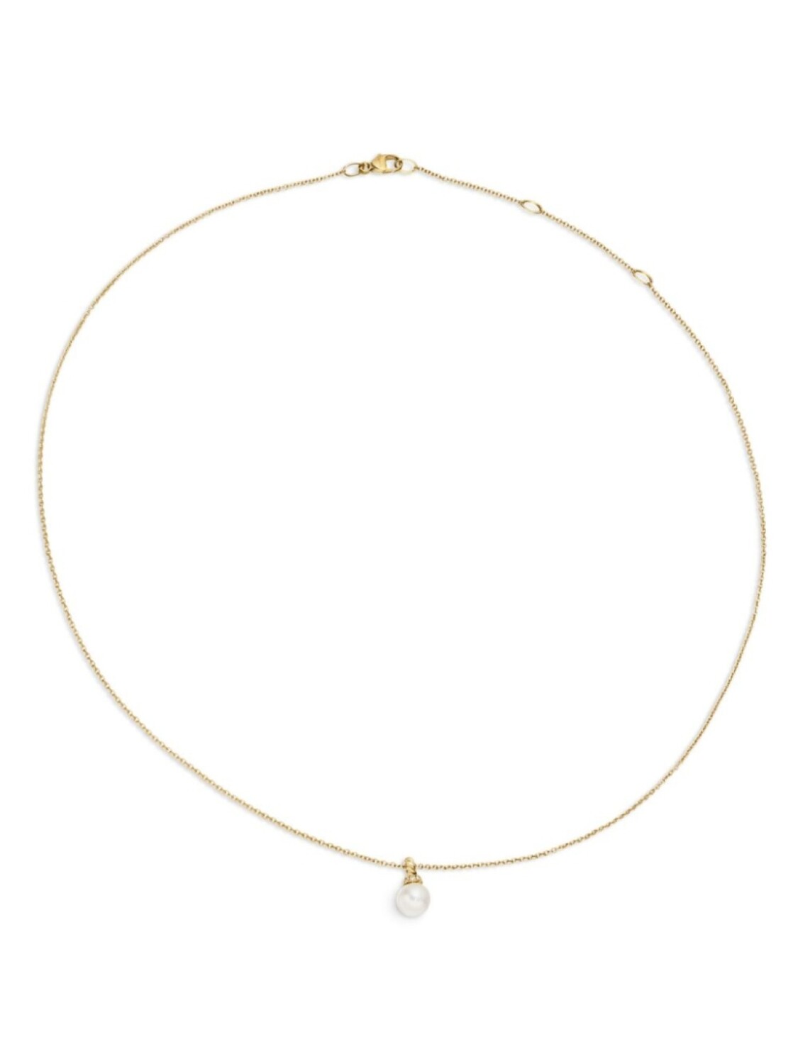 

Ожерелье из жемчуга Petite Solari из 18-каратного желтого золота David Yurman, золотой