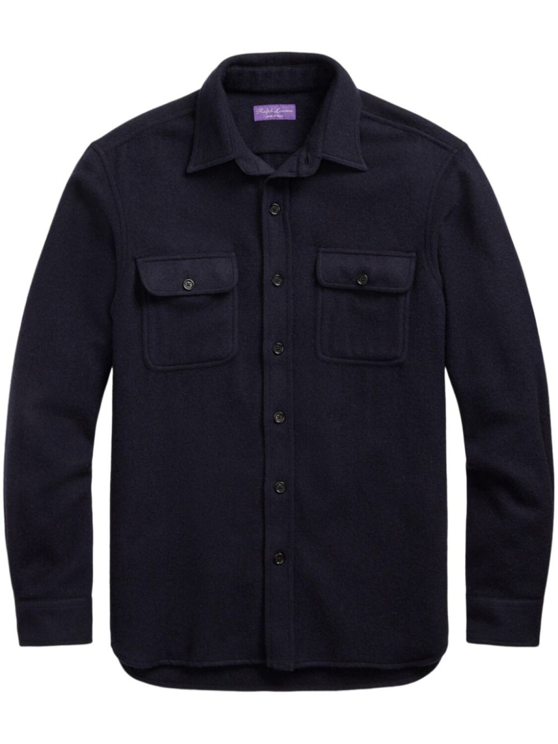 

Рубашка из кашемира Ralph Lauren Purple Label, синий
