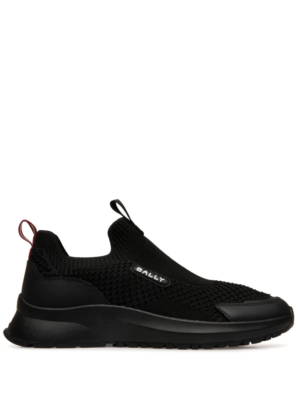 

Слипоны с логотипом Bally, черный
