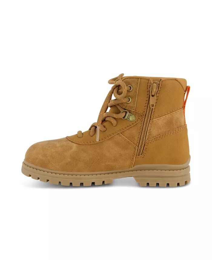 Ботинки Isaac Gabriel Lace Up для маленьких и больших мальчиков Kenneth Cole New York, коричневый — фото 2