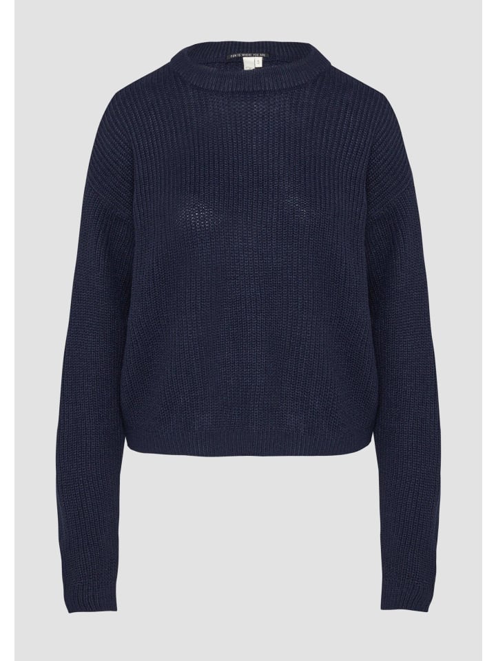 

QS Вязаный свитер цвета 5872_deep blue