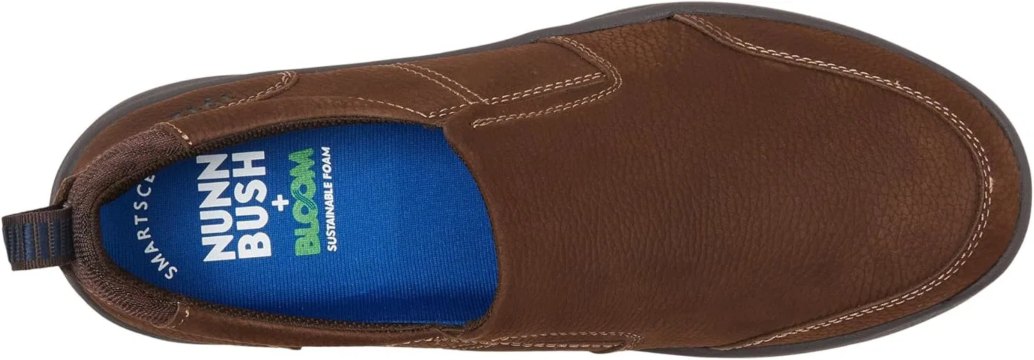 Мокасины Nunn Bush MAC Moccasin Toe Slip-On, коричневый — фото 3