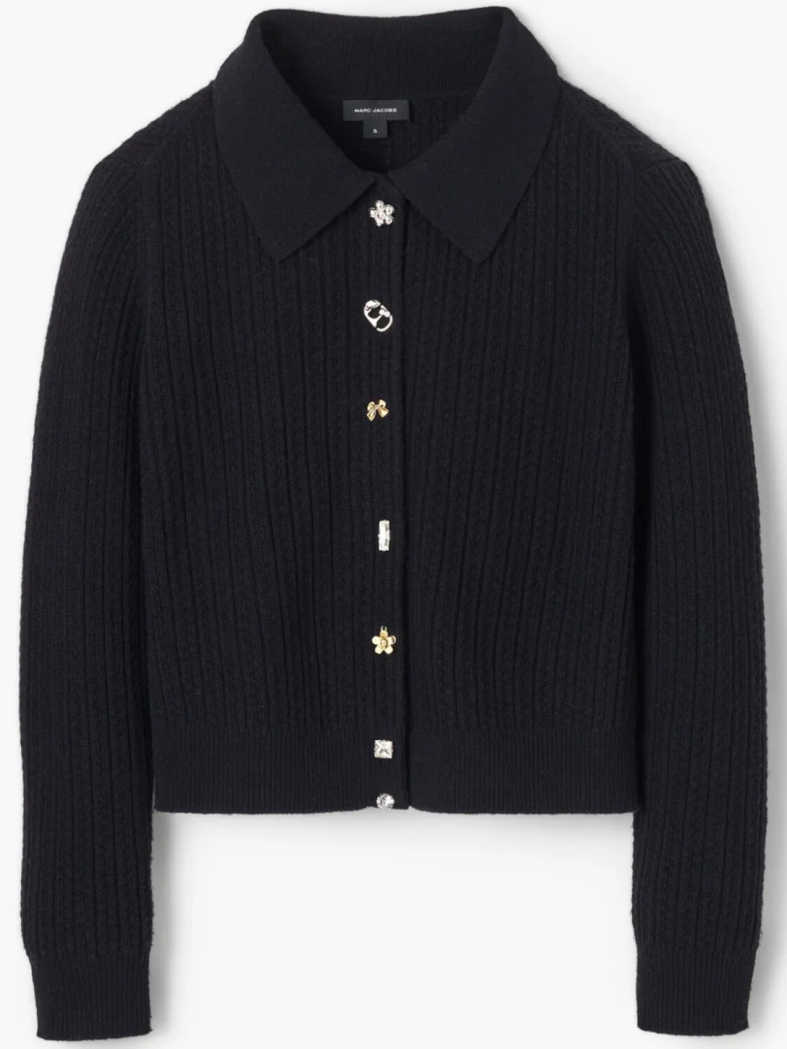 

Marc Jacobs кардиган в рубчик, черный