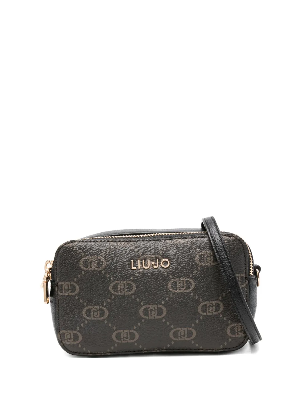 

Сумка на плечо с монограммой LIU JO, черный
