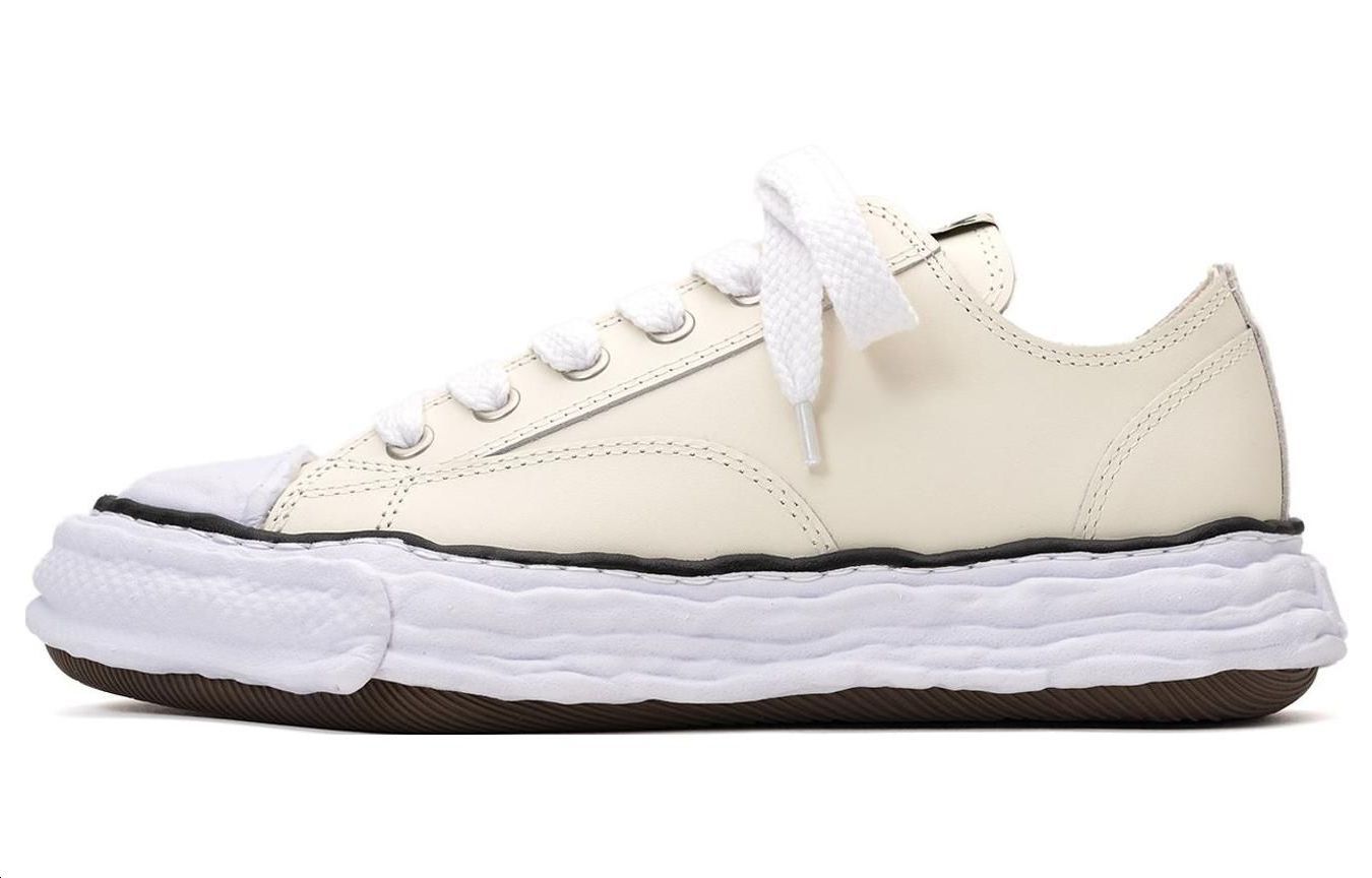 Maison Peterson23 Оригинальные кеды Sole MIHARA YASUHIRO, черно-белые