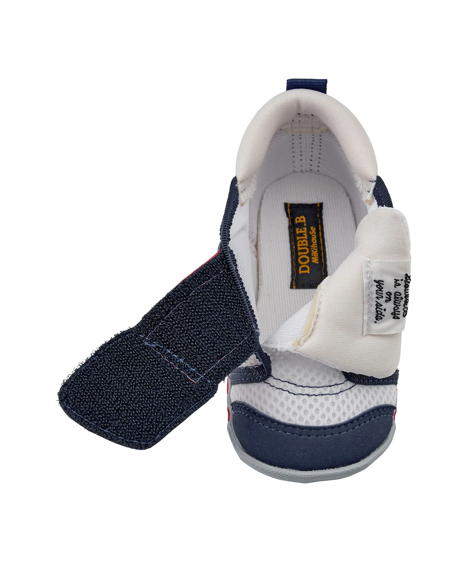 Детские первые босоножки из двойной кожи DOUBLE_B FIRST BABY SHOES синие — фото 3