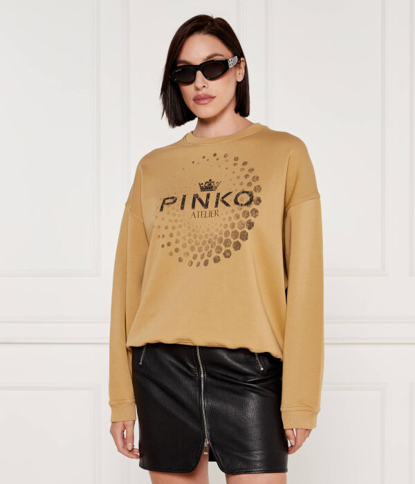 

Свитер в тагоре Loose fit Pinko, желтый