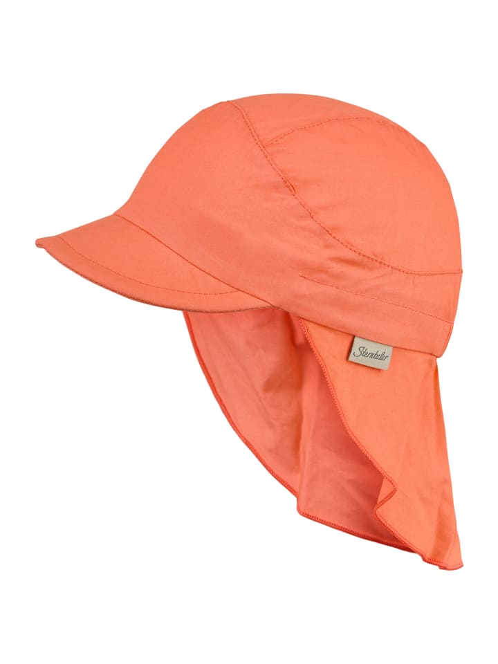 

Sterntaler Простая кепка с козырьком и защитой шеи ярко-оранжевого цвета