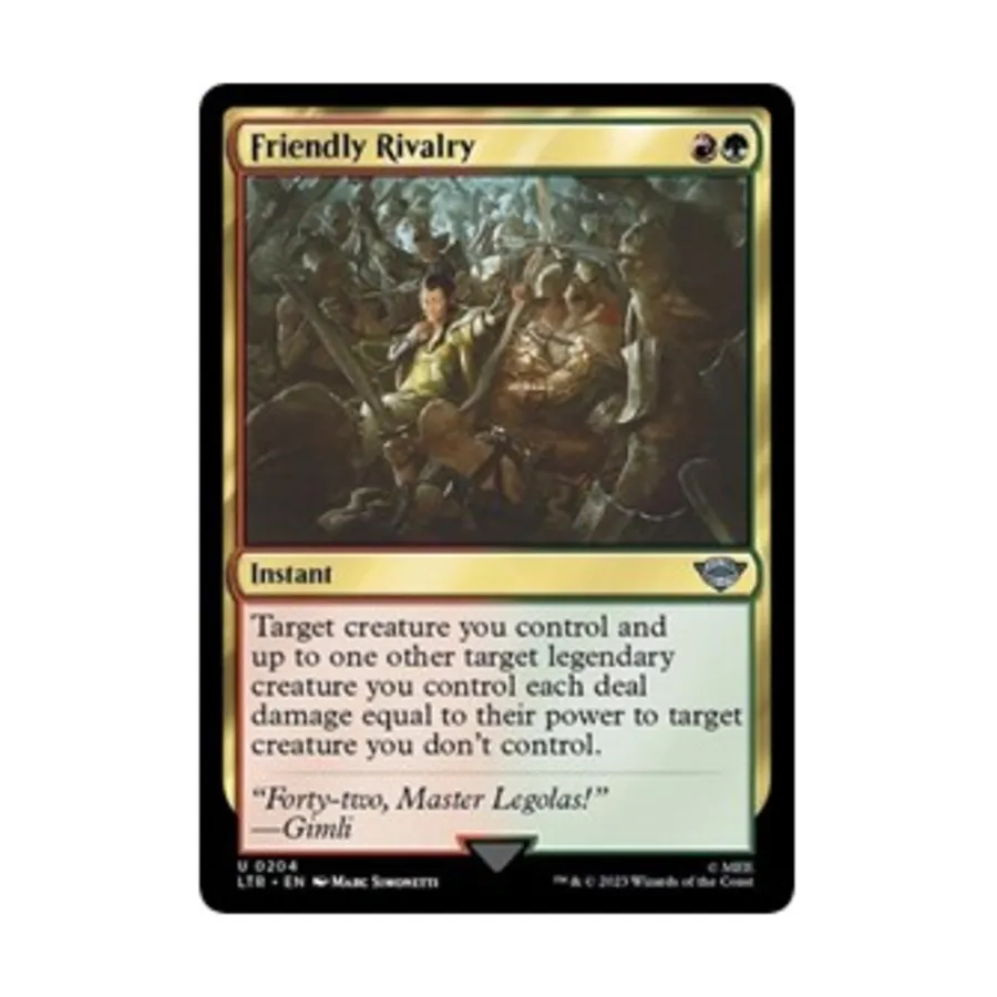 

CCG Дружеское соперничество (U), MTG - Universes Beyond: Lord of the Rings