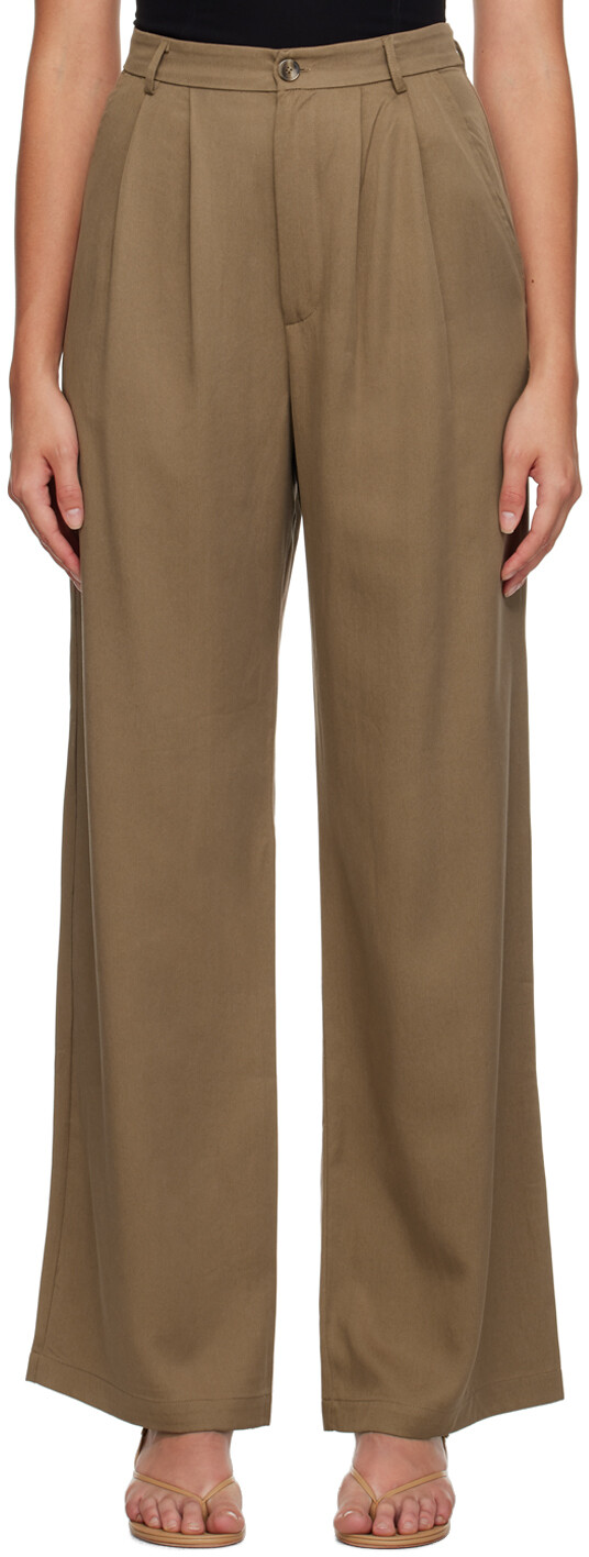 

Брюки Reformation Tan Mason