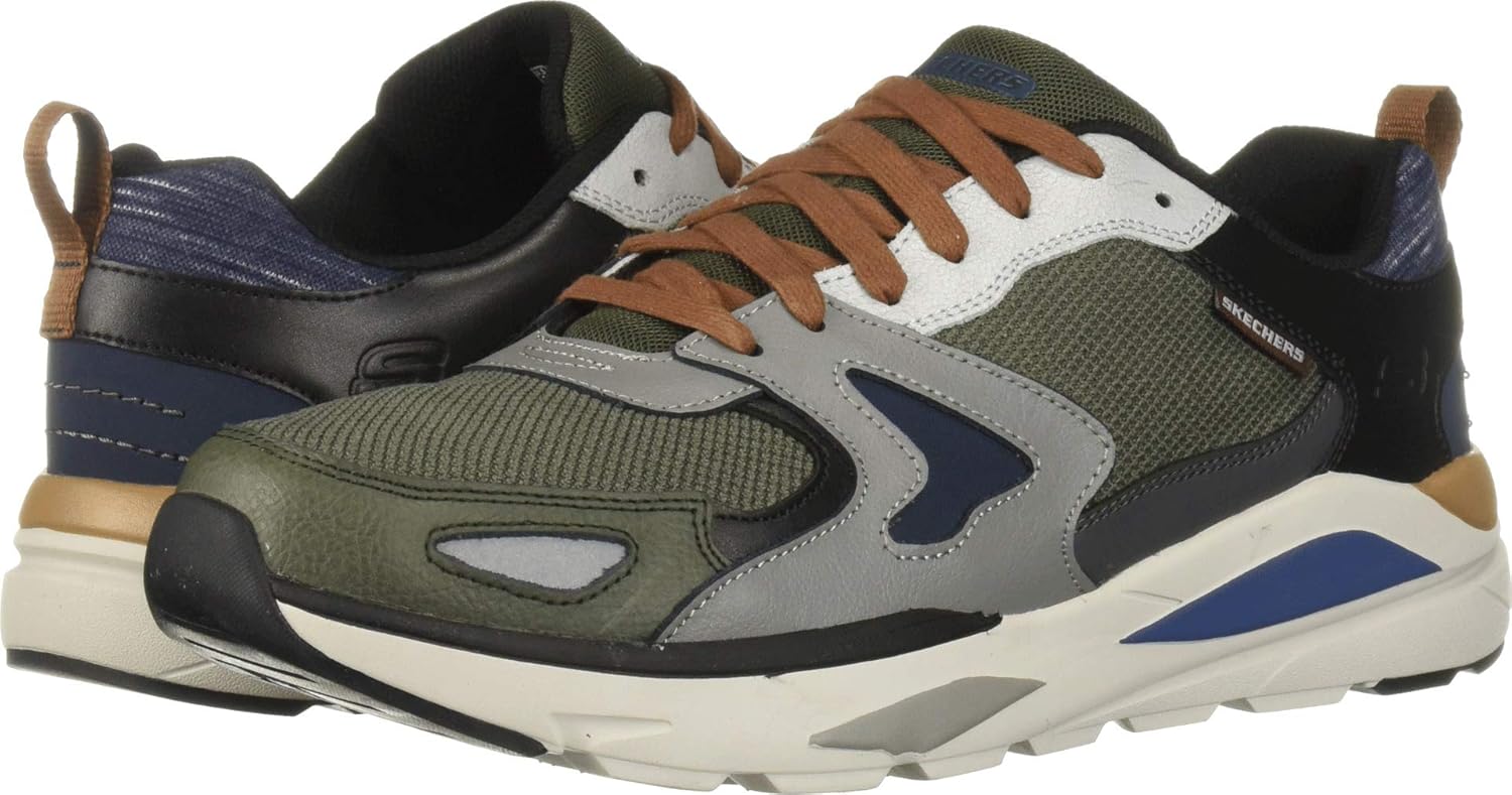 Мужские кроссовки Skechers Verrado Brogen, Gol — фото 2
