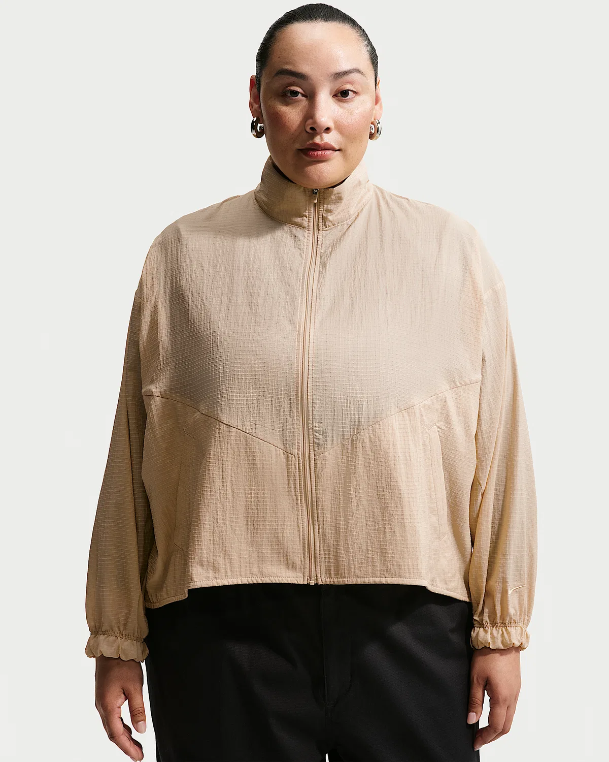 Женская свободная легкая куртка из рипстопа (плюс сайз) Nike Sportswear, Linen/Linen
