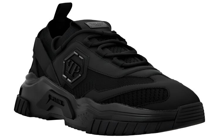 PHILIPP PLEIN Кроссовки Runner Hexagon Low top мужские черные — фото 4