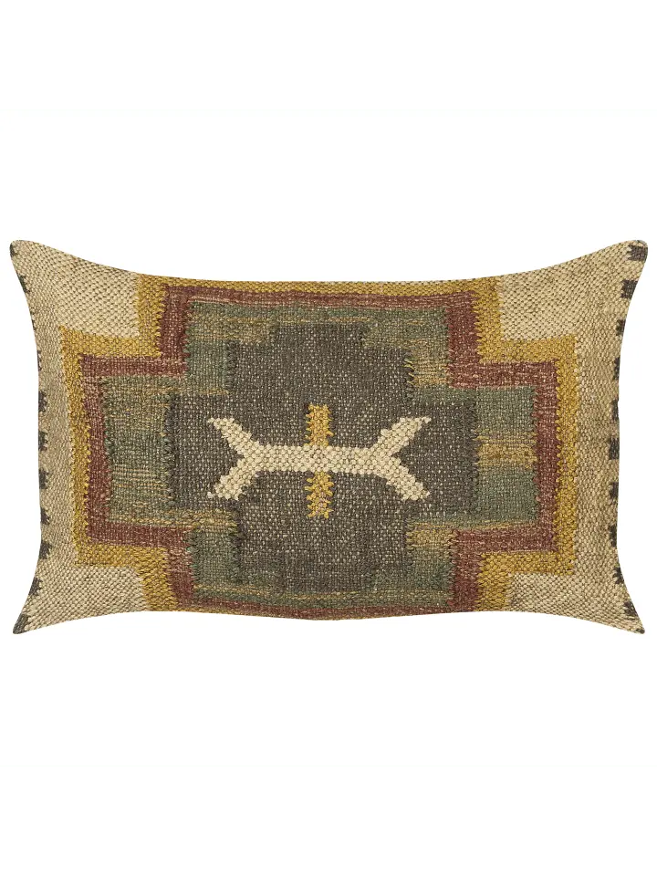 

Декоративная подушка Beliani Deko PULICAT, цвет bunt/beige/grün
