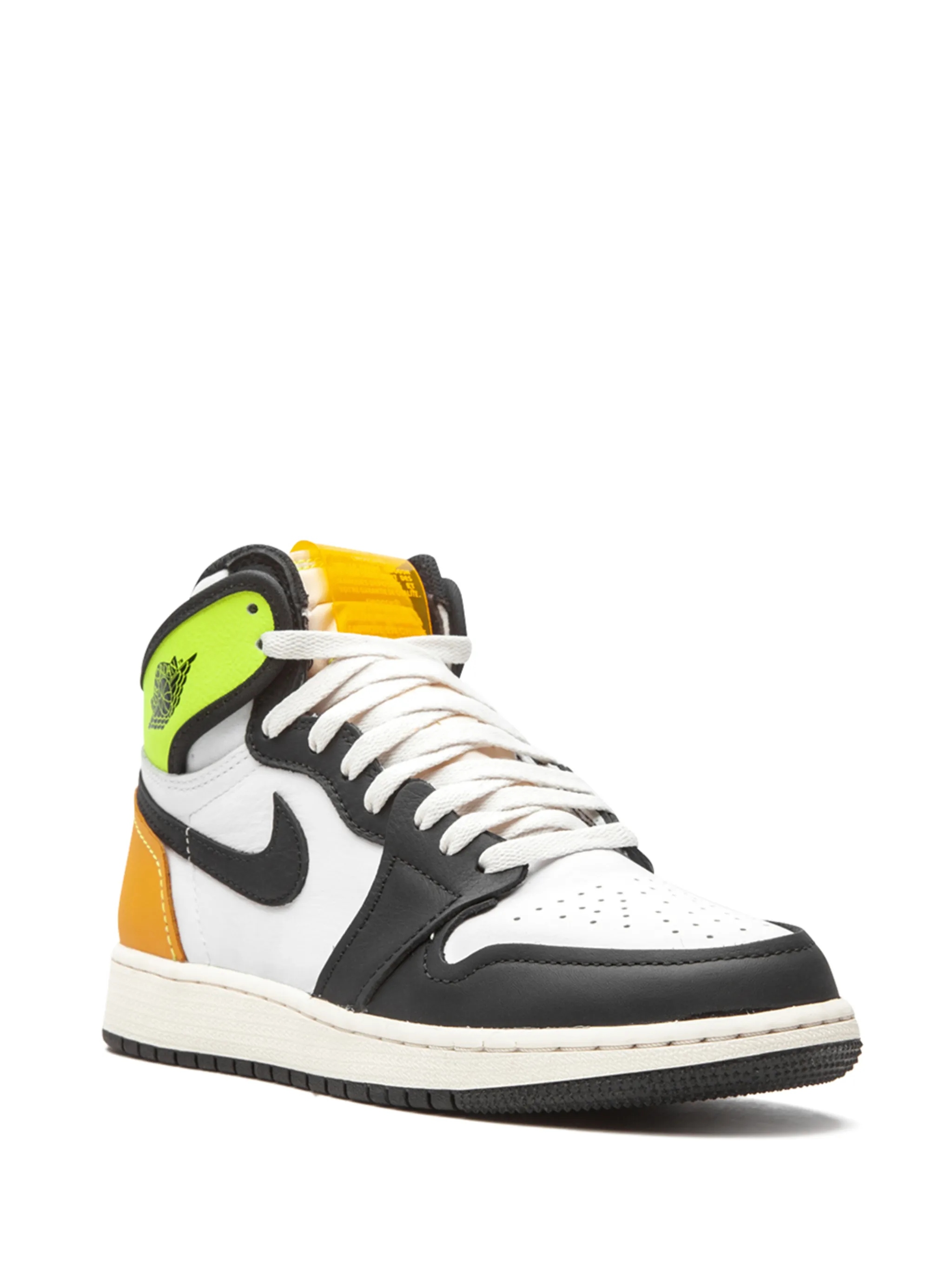 Кроссовки Air Jordan 1 Retro High Volt Jordan Kids, черный — фото 2