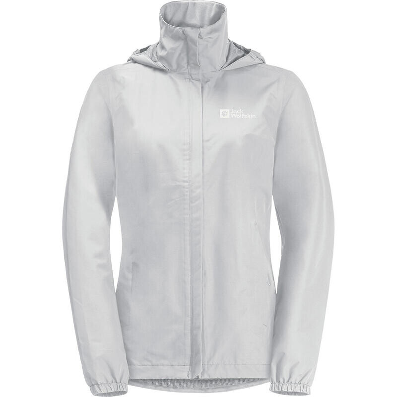

Женский походный дождевик Jack Wolfskin, цвет silbergrau