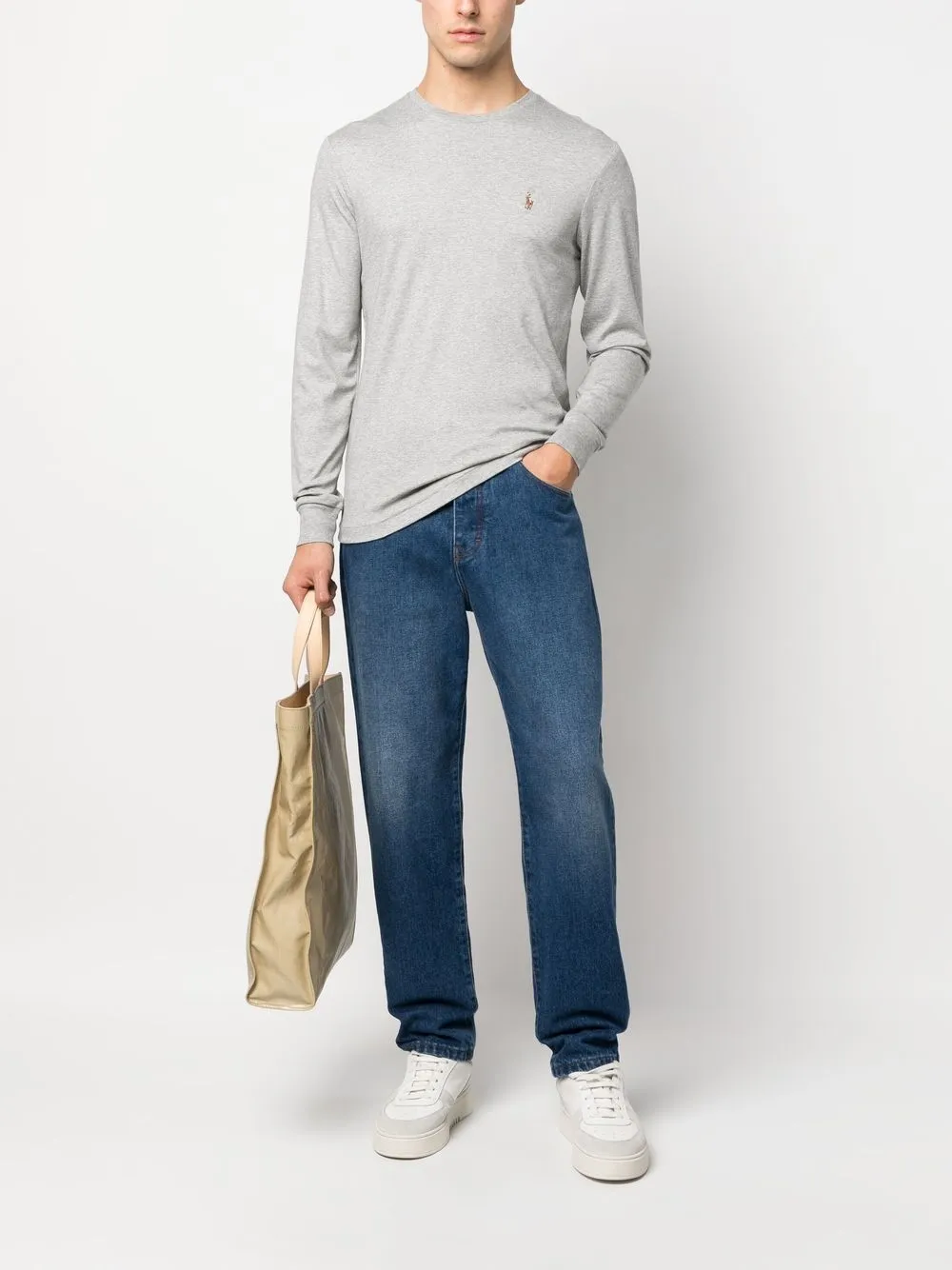 Футболка Polo Pony POLO RALPH LAUREN, серый — фото 2