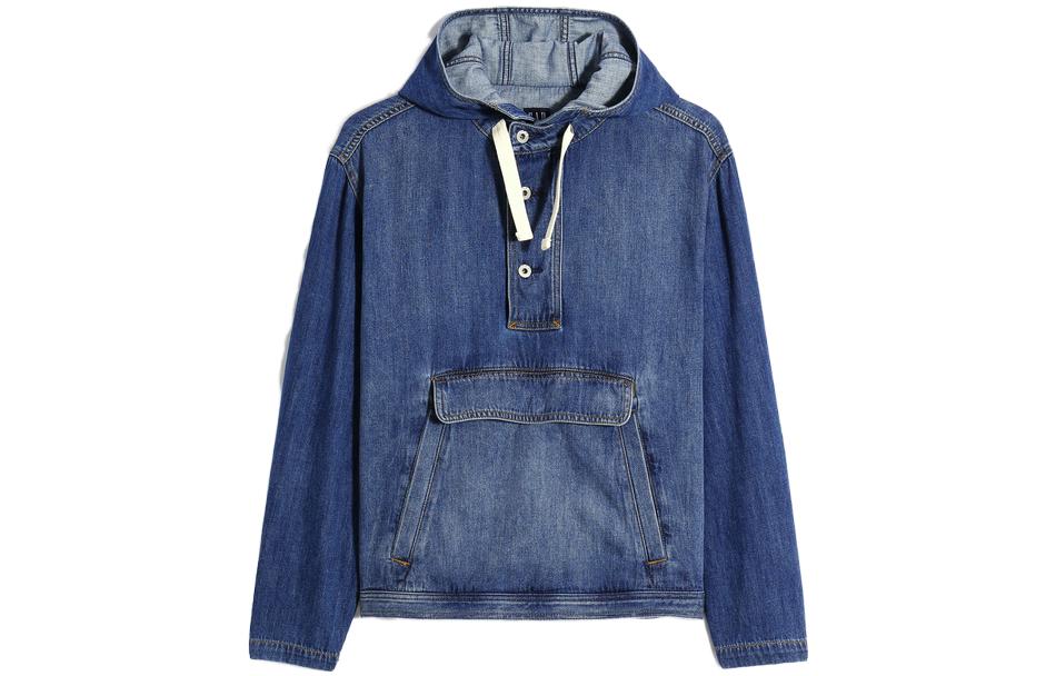 

Джинсовая курка GAP, средний индиго, Фиолетовый, Джинсовая курка GAP, средний индиго