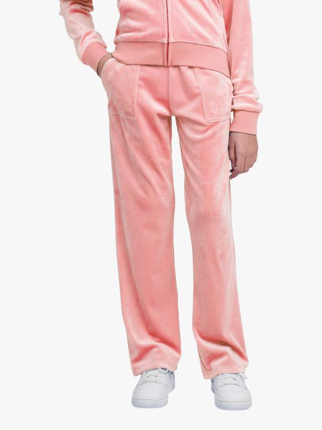 

Детские тоновые широкие джоггеры Juicy Couture, Peach Blossom