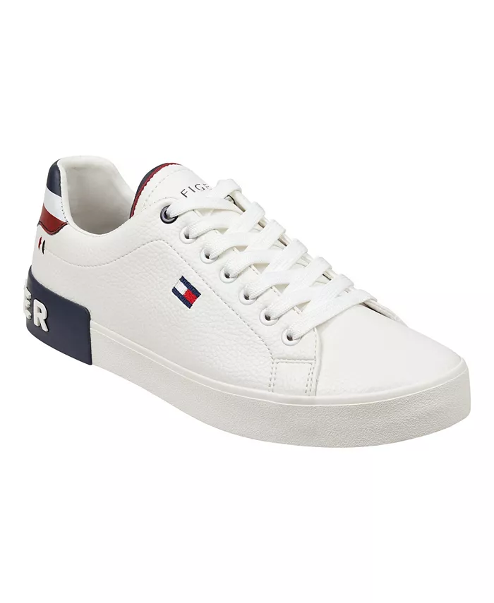 

Мужские кроссовки Rezz на шнуровке с низким верхом Tommy Hilfiger, белый