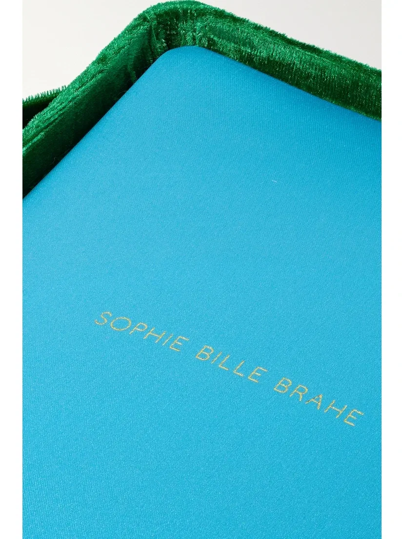 Большая бархатная шкатулка для украшений Sophie Bille Brahe, зеленый — фото 4